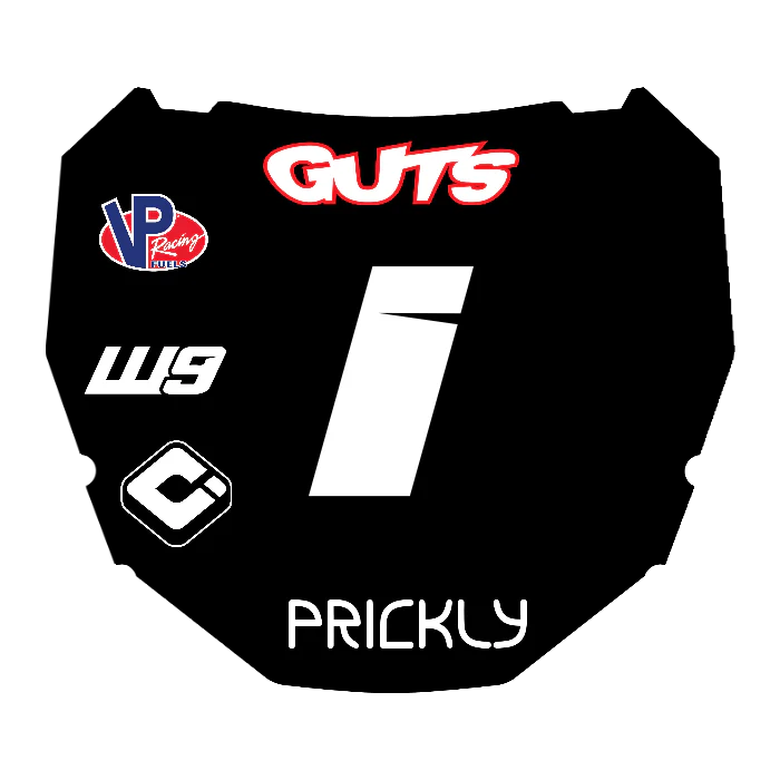 CUSTOM ODI NUMBER PLATE DECAL