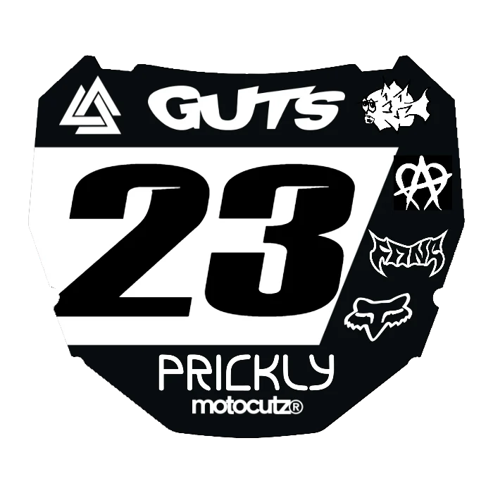 CUSTOM ODI NUMBER PLATE DECAL