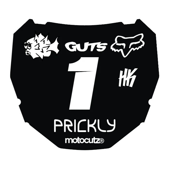 CUSTOM ODI NUMBER PLATE DECAL