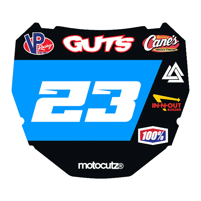 CUSTOM ODI NUMBER PLATE DECAL