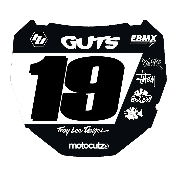 CUSTOM ODI NUMBER PLATE DECAL