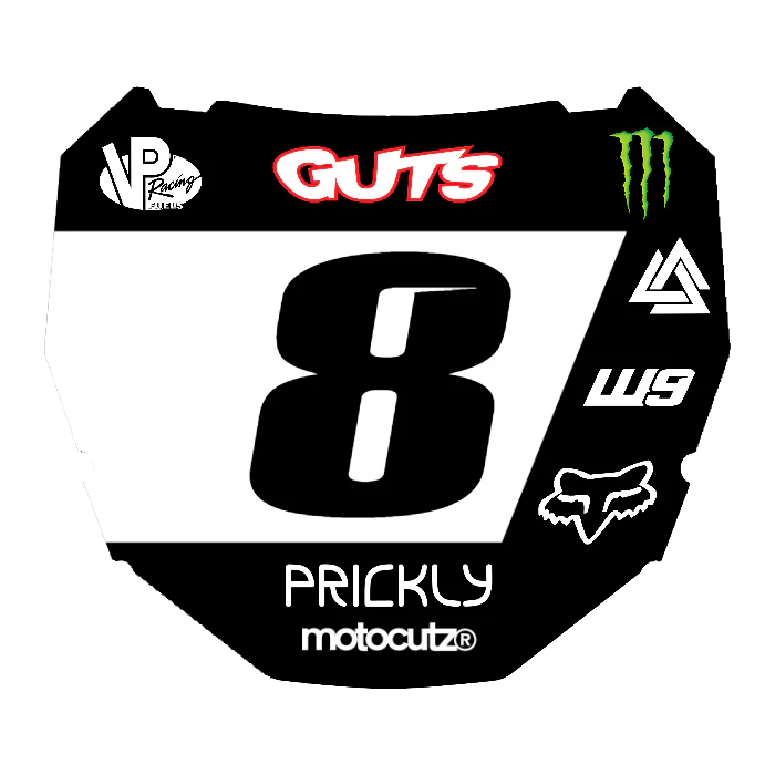CUSTOM ODI NUMBER PLATE DECAL