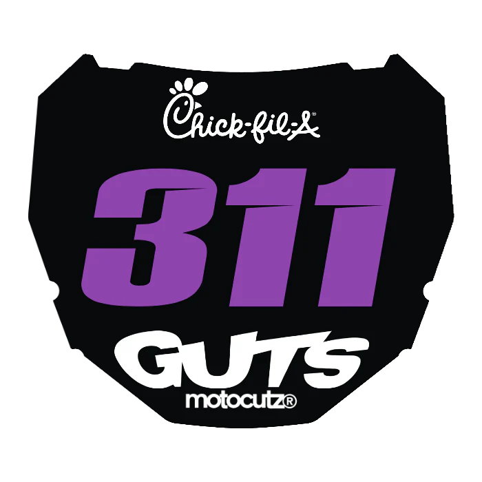 CUSTOM ODI NUMBER PLATE DECAL