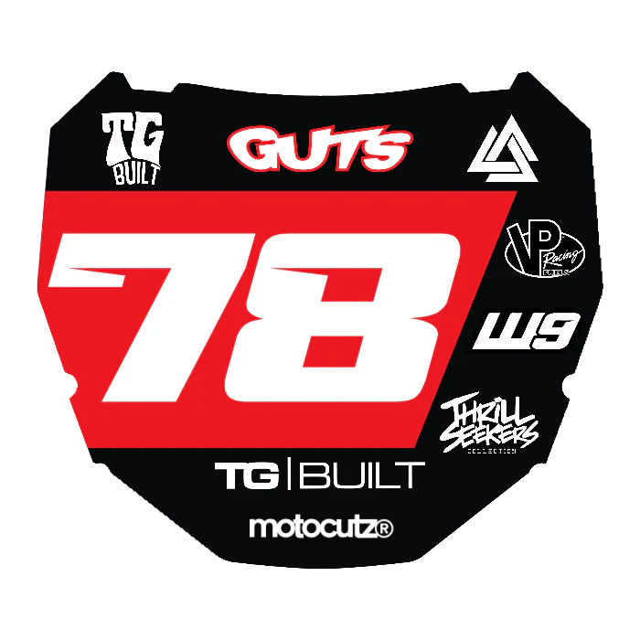 CUSTOM ODI NUMBER PLATE DECAL