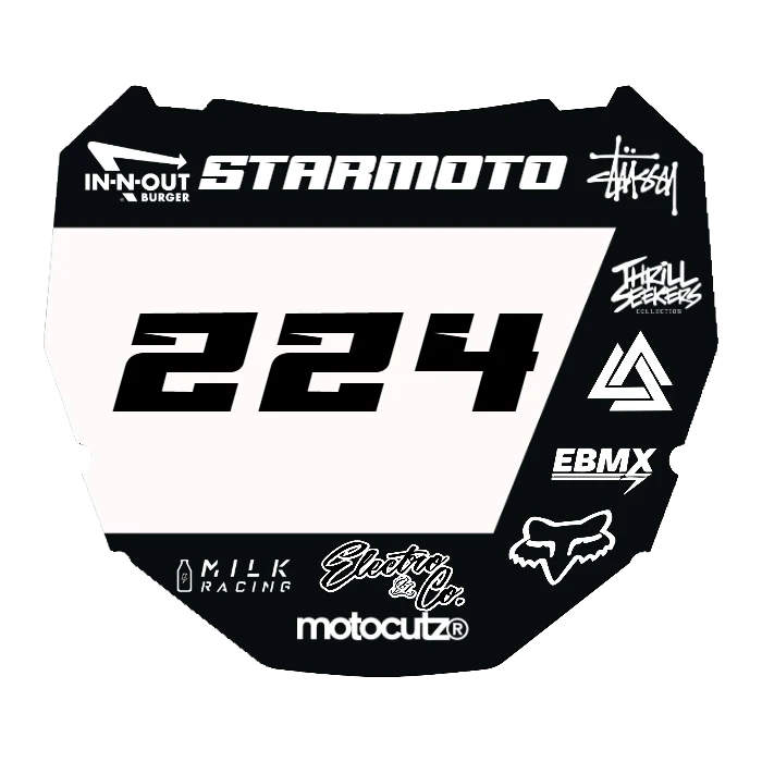 CUSTOM ODI NUMBER PLATE DECAL
