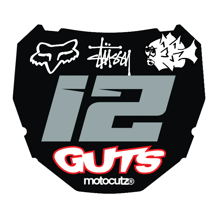 CUSTOM ODI NUMBER PLATE DECAL