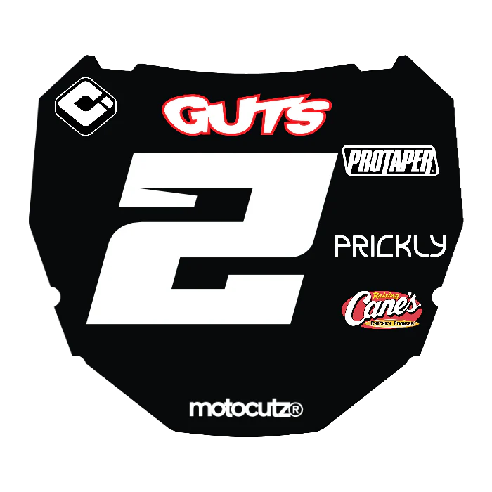 CUSTOM ODI NUMBER PLATE DECAL