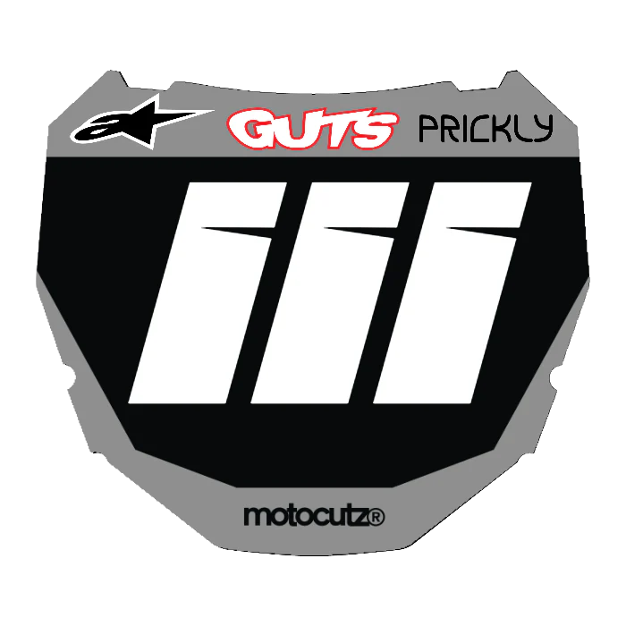 CUSTOM ODI NUMBER PLATE DECAL