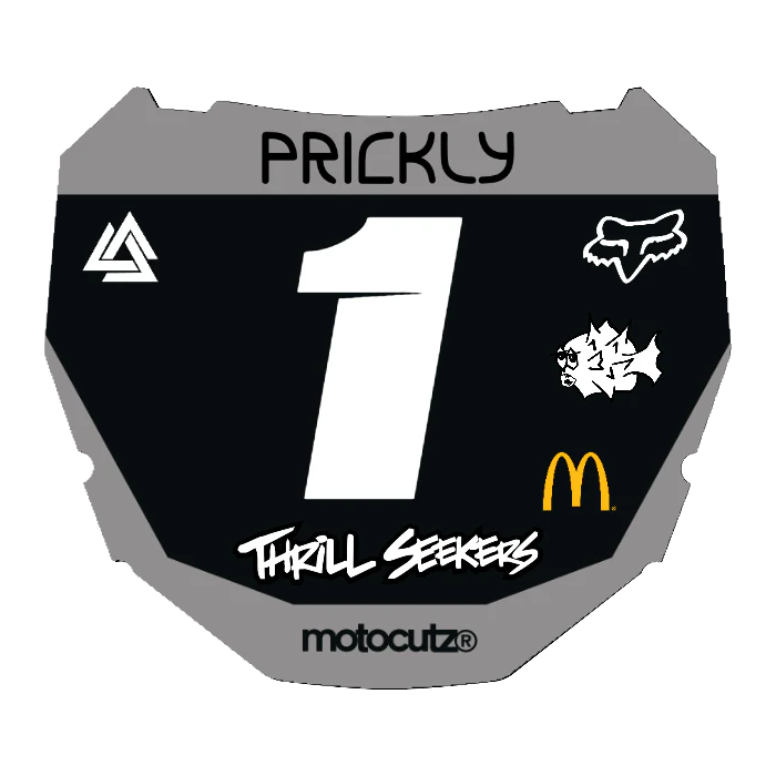 CUSTOM ODI NUMBER PLATE DECAL