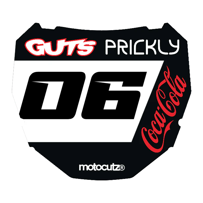 CUSTOM ODI NUMBER PLATE DECAL