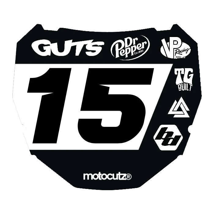 CUSTOM ODI NUMBER PLATE DECAL
