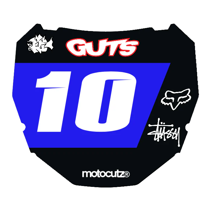 CUSTOM ODI NUMBER PLATE DECAL