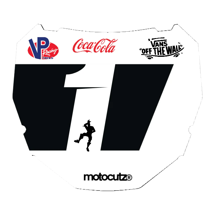 CUSTOM ODI NUMBER PLATE DECAL