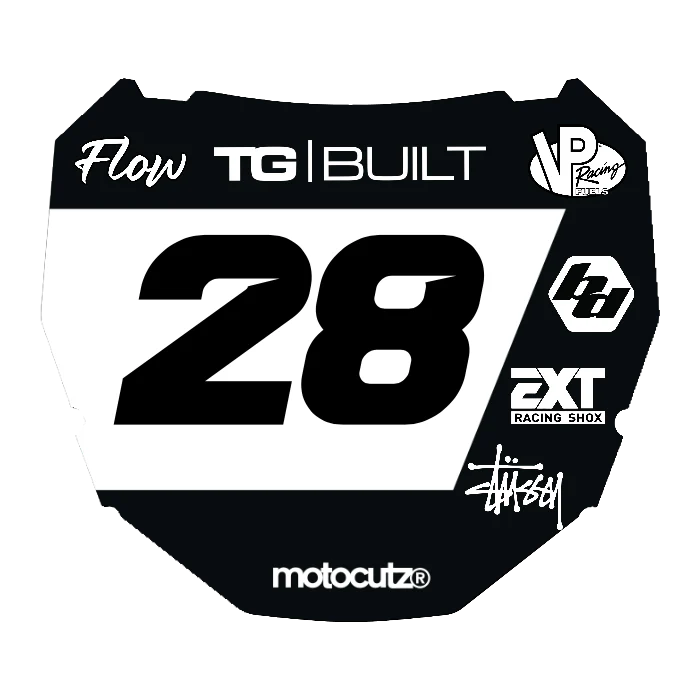 CUSTOM ODI NUMBER PLATE DECAL
