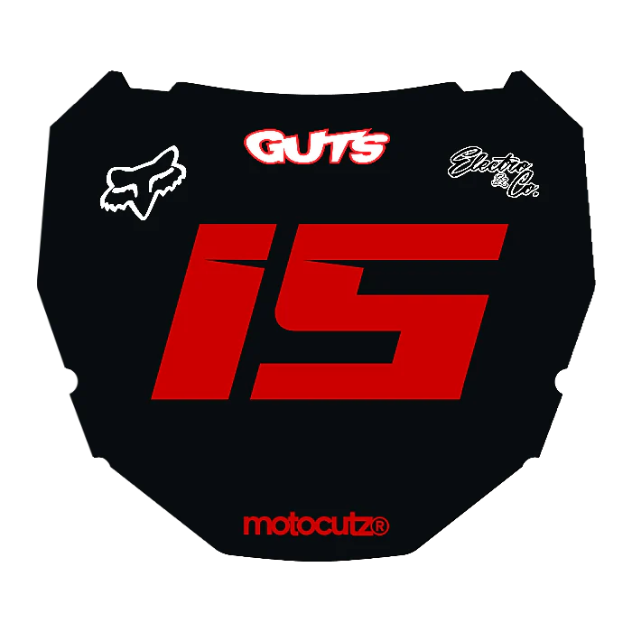 CUSTOM ODI NUMBER PLATE DECAL