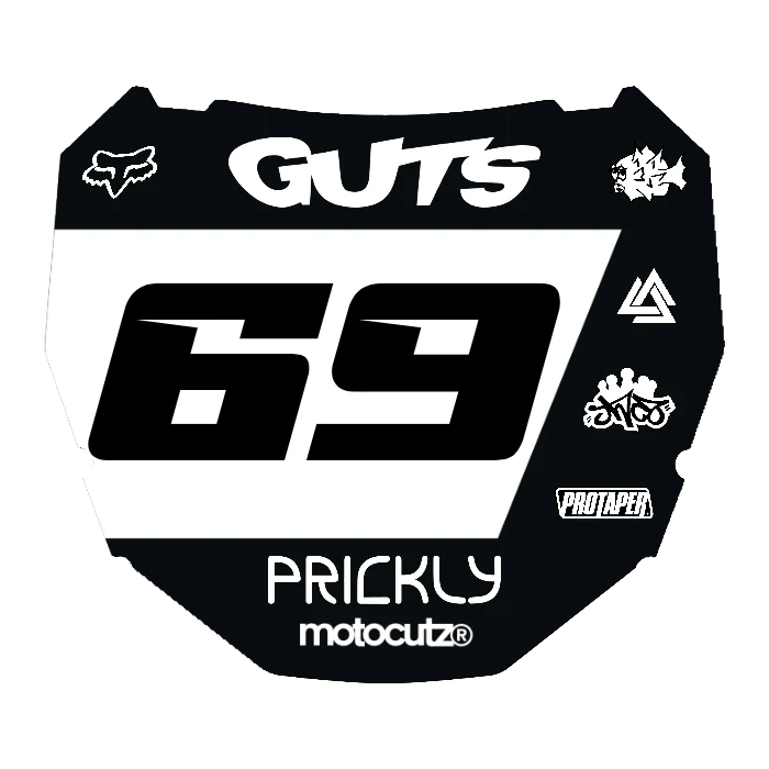 CUSTOM ODI NUMBER PLATE DECAL