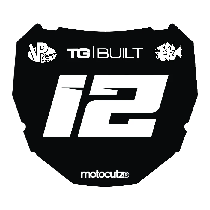 CUSTOM ODI NUMBER PLATE DECAL