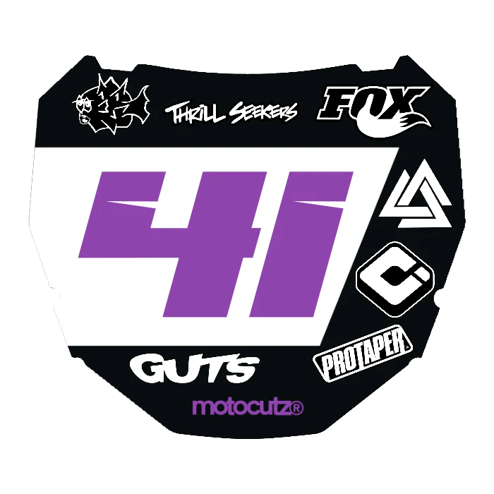 CUSTOM ODI NUMBER PLATE DECAL