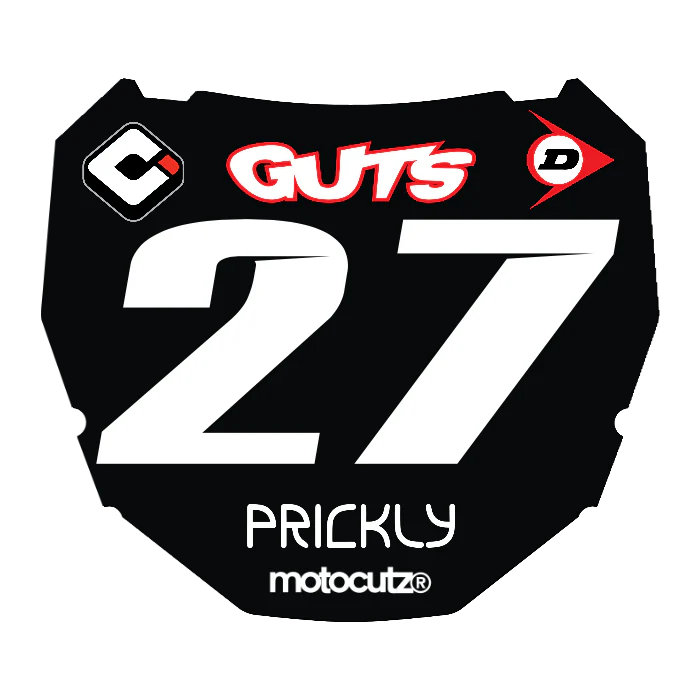CUSTOM ODI NUMBER PLATE DECAL