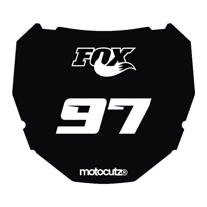 CUSTOM ODI NUMBER PLATE DECAL