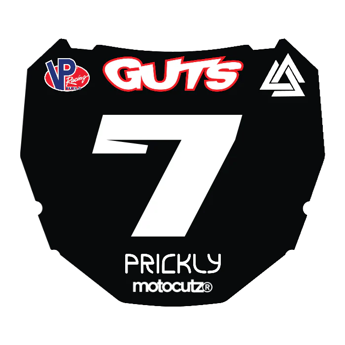 CUSTOM ODI NUMBER PLATE DECAL