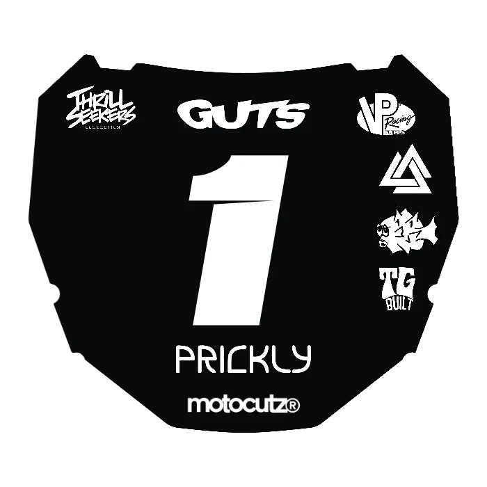 CUSTOM ODI NUMBER PLATE DECAL