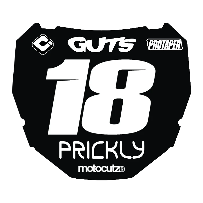CUSTOM ODI NUMBER PLATE DECAL