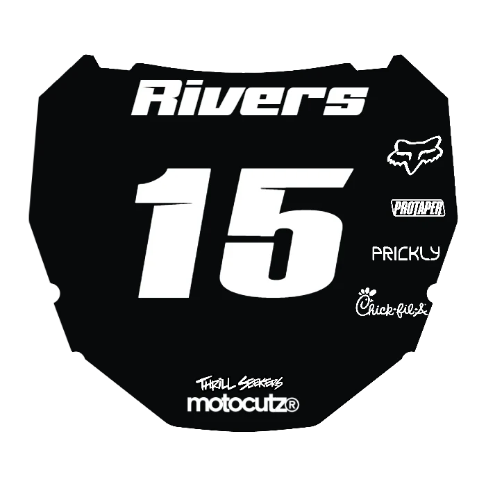CUSTOM ODI NUMBER PLATE DECAL