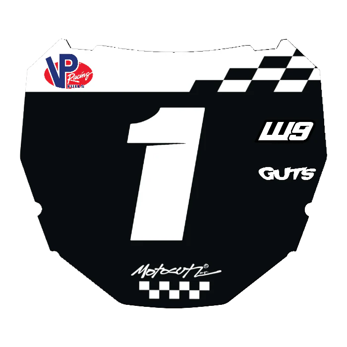 CUSTOM ODI NUMBER PLATE DECAL