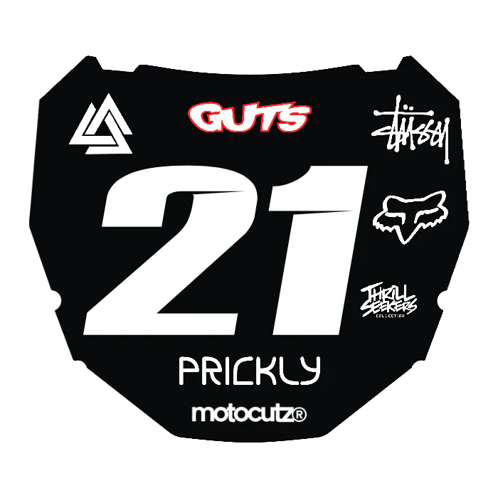 CUSTOM ODI NUMBER PLATE DECAL