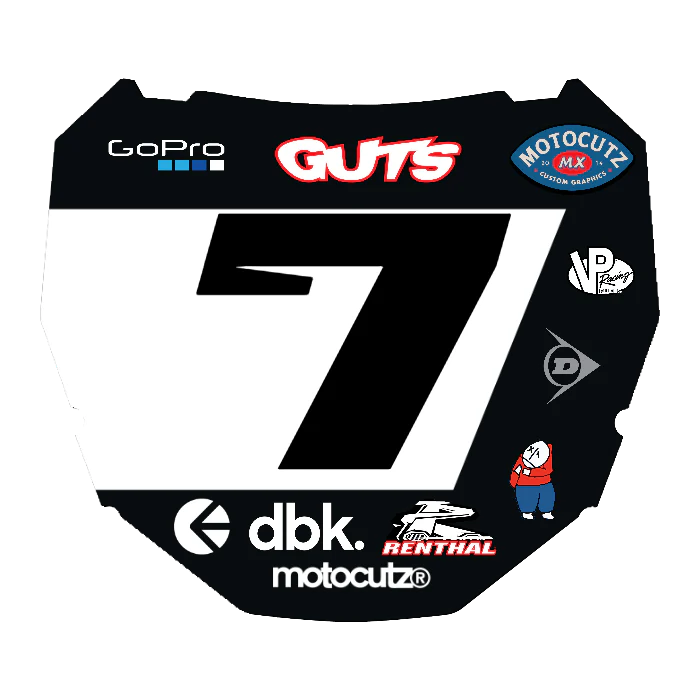CUSTOM ODI NUMBER PLATE DECAL