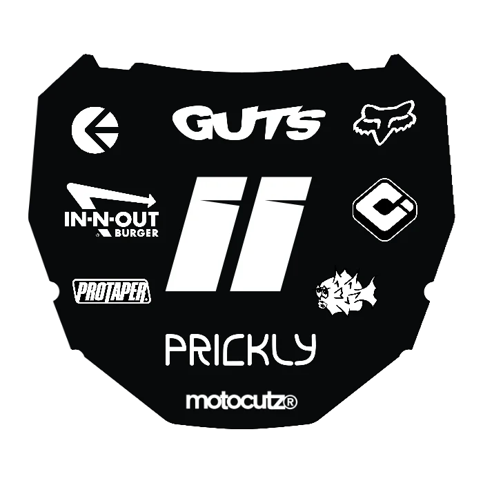 CUSTOM ODI NUMBER PLATE DECAL