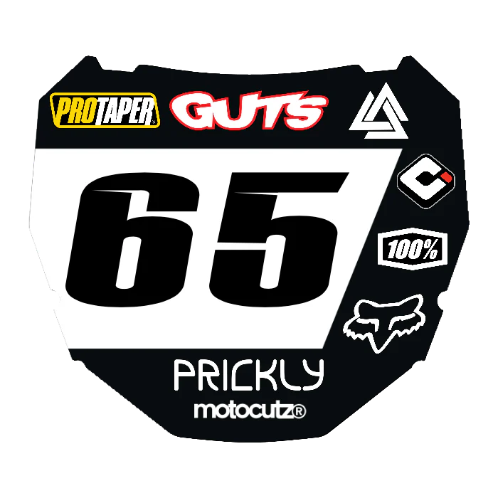 CUSTOM ODI NUMBER PLATE DECAL