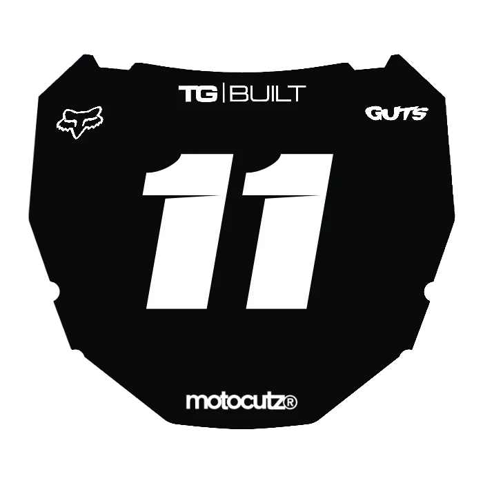 CUSTOM ODI NUMBER PLATE DECAL
