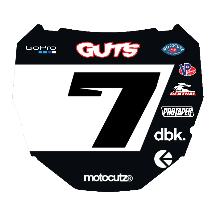CUSTOM ODI NUMBER PLATE DECAL
