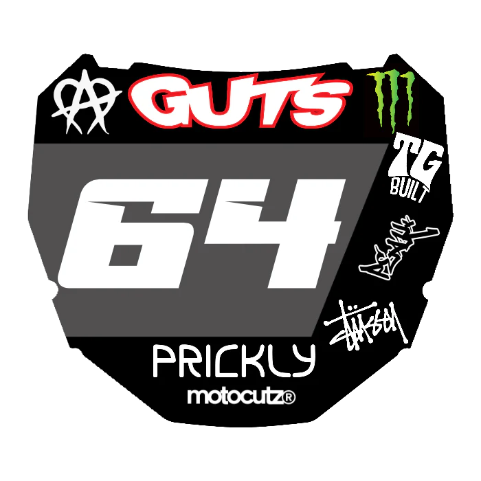 CUSTOM ODI NUMBER PLATE DECAL