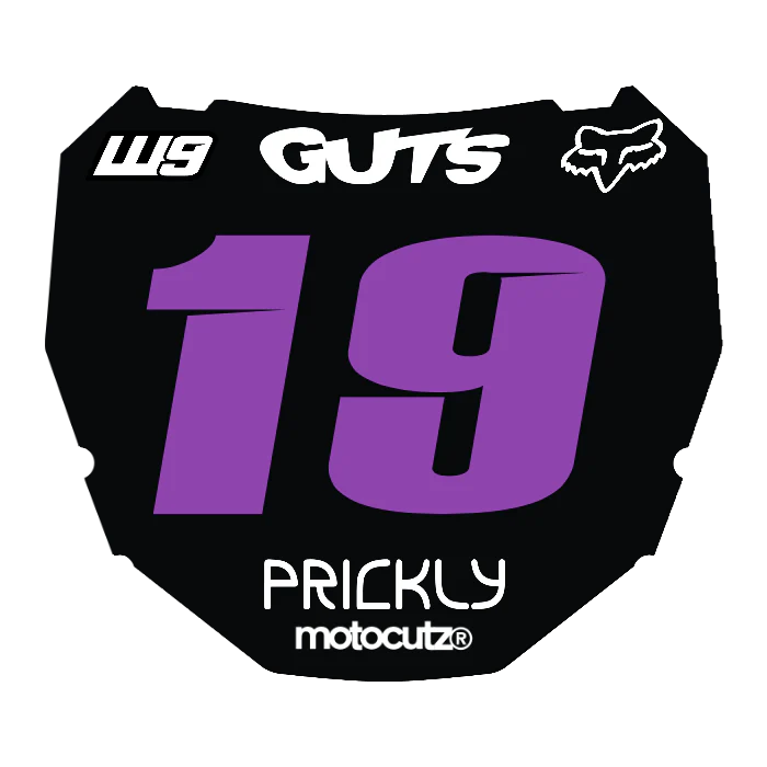 CUSTOM ODI NUMBER PLATE DECAL
