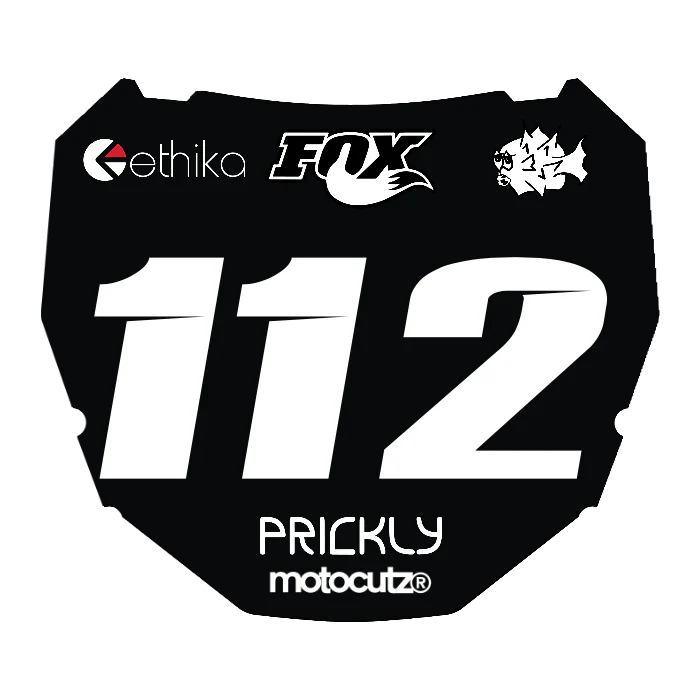 CUSTOM ODI NUMBER PLATE DECAL