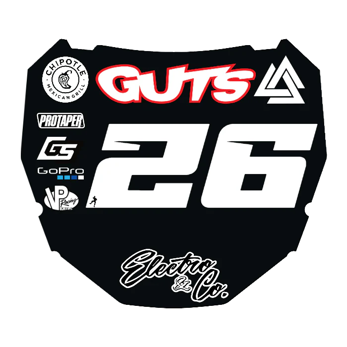 CUSTOM ODI NUMBER PLATE DECAL