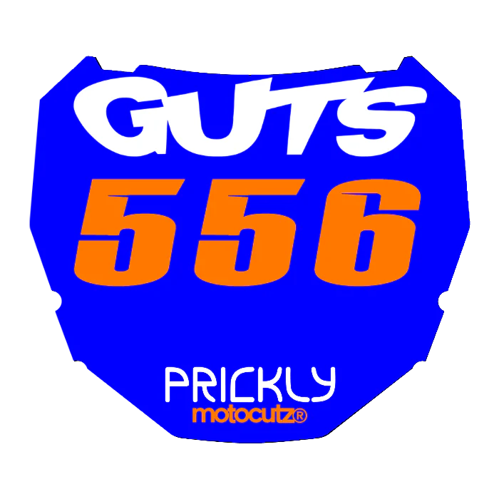 CUSTOM ODI NUMBER PLATE DECAL