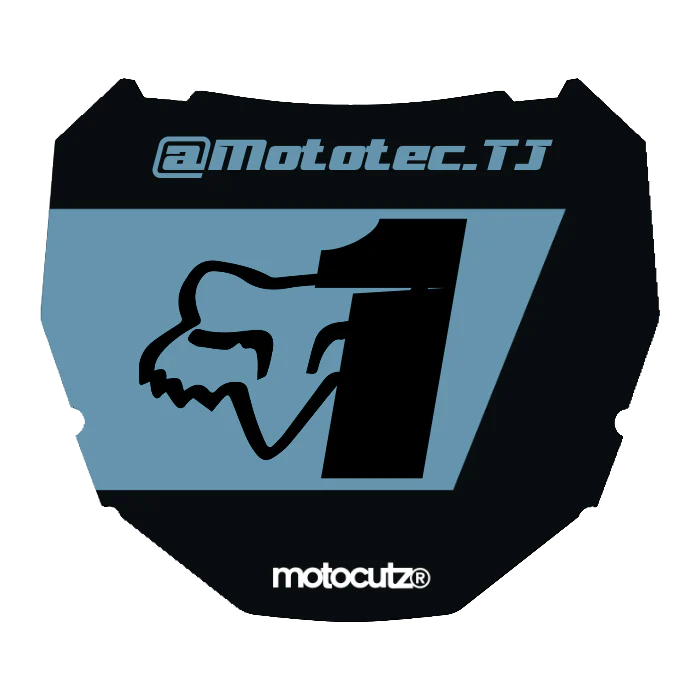 CUSTOM ODI NUMBER PLATE DECAL
