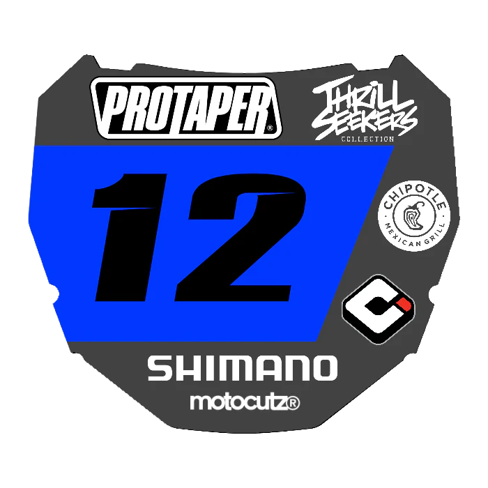 CUSTOM ODI NUMBER PLATE DECAL
