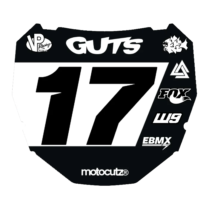 CUSTOM ODI NUMBER PLATE DECAL