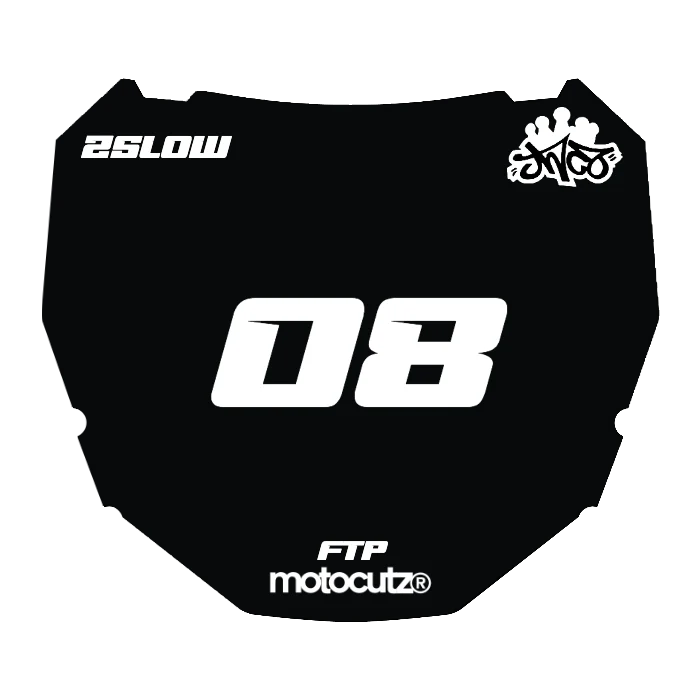 CUSTOM ODI NUMBER PLATE DECAL