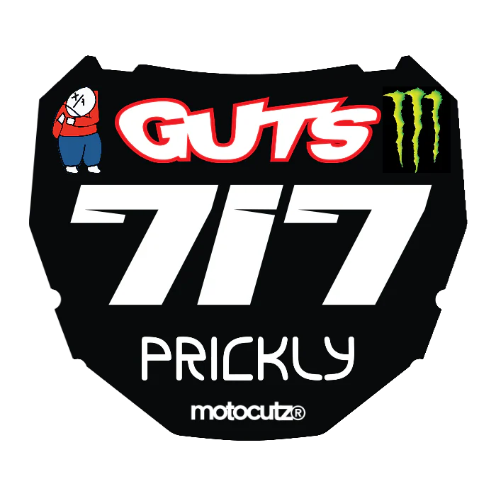CUSTOM ODI NUMBER PLATE DECAL