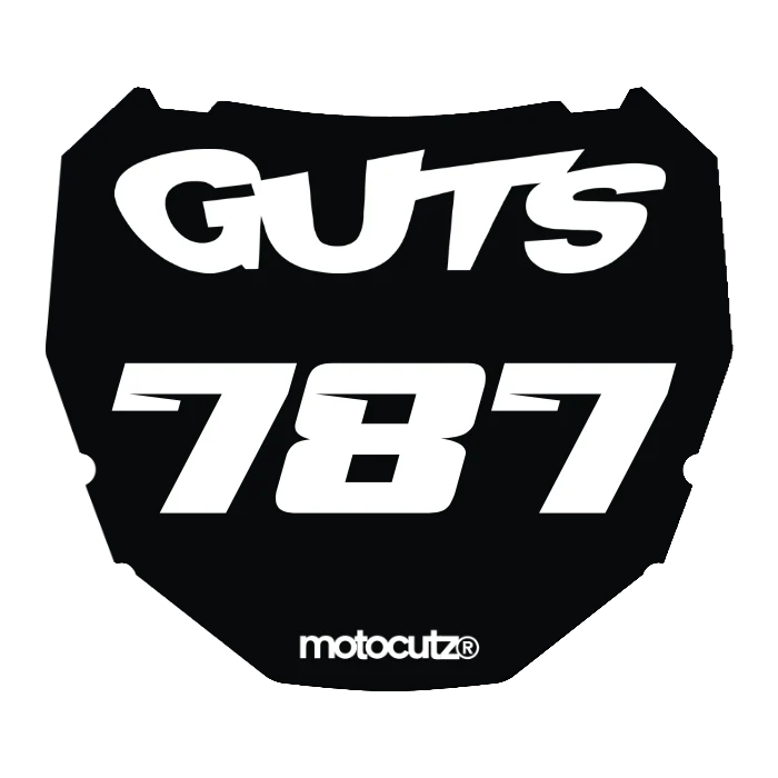 CUSTOM ODI NUMBER PLATE DECAL