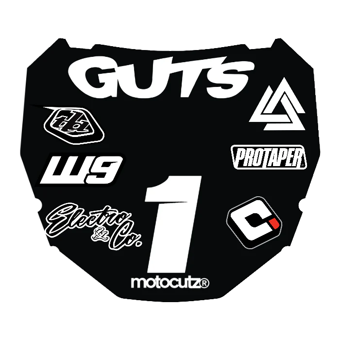 CUSTOM ODI NUMBER PLATE DECAL