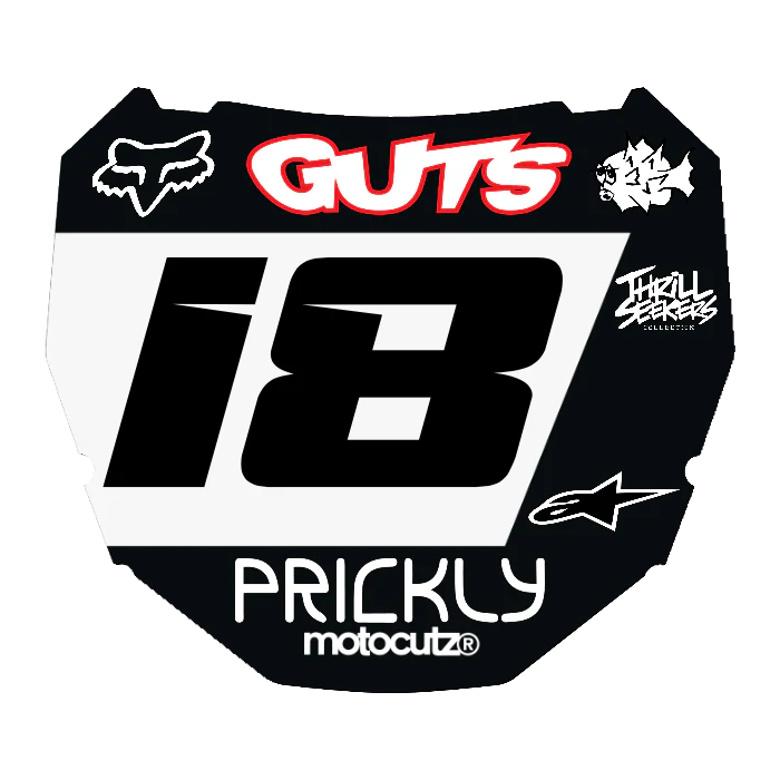 CUSTOM ODI NUMBER PLATE DECAL