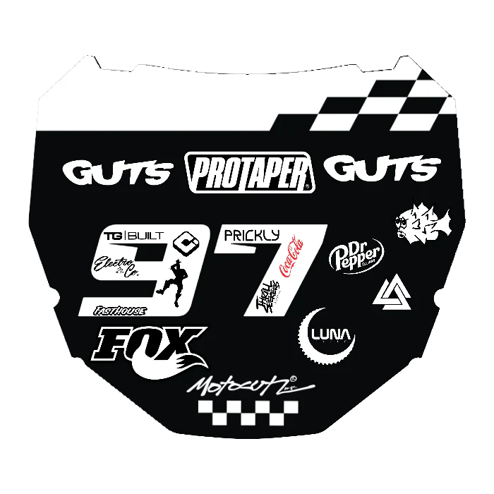CUSTOM ODI NUMBER PLATE DECAL