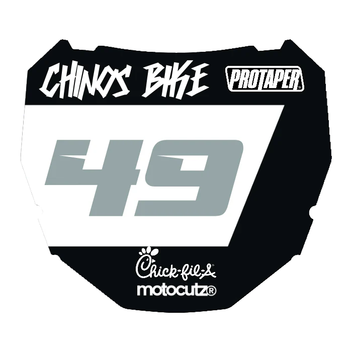 CUSTOM ODI NUMBER PLATE DECAL